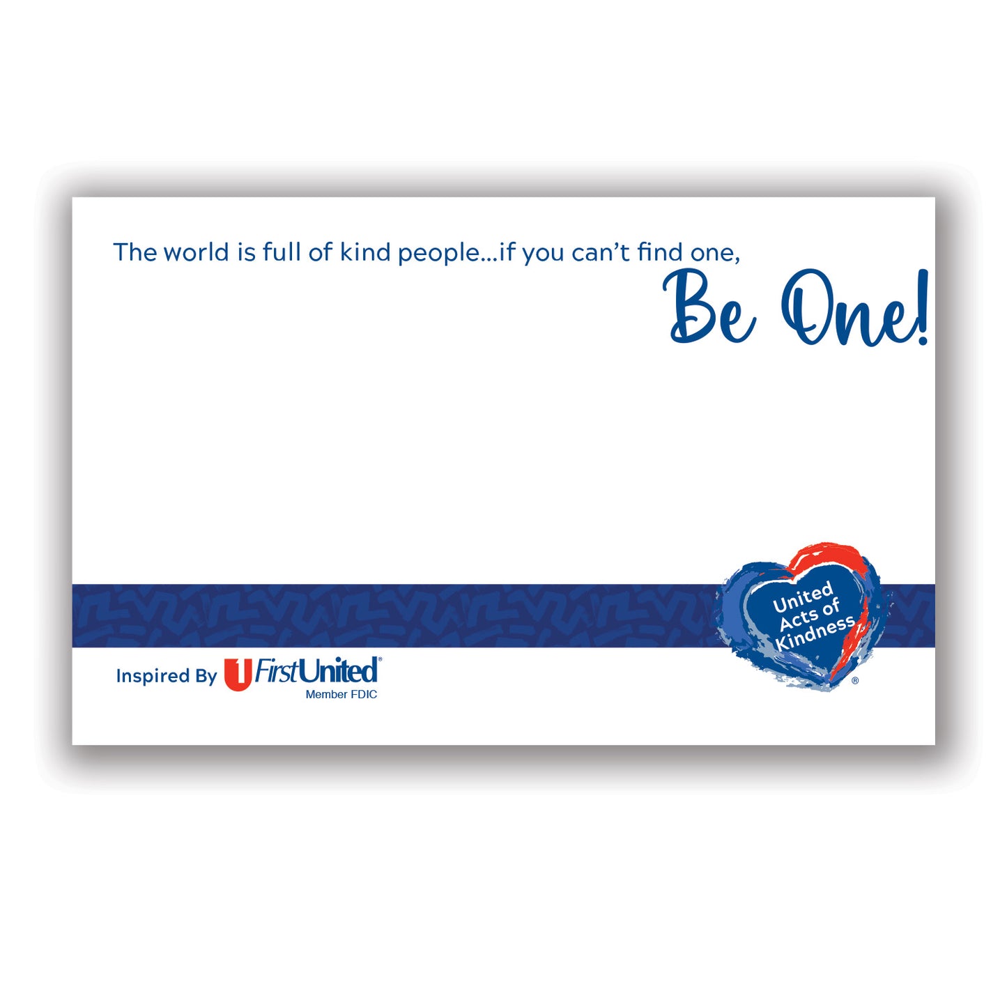 United Acts of Kindness - Notecards (Pack of 100)