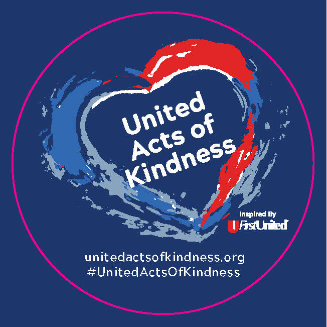 United Acts of Kindness - 3" Sticker (Pack of 50)