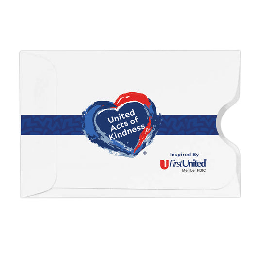 United Acts of Kindness - Gift Card Sleeve (Pack of 25)