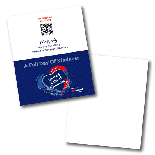 United Acts of Kindness - Foldover Notecards (Pack of 100)