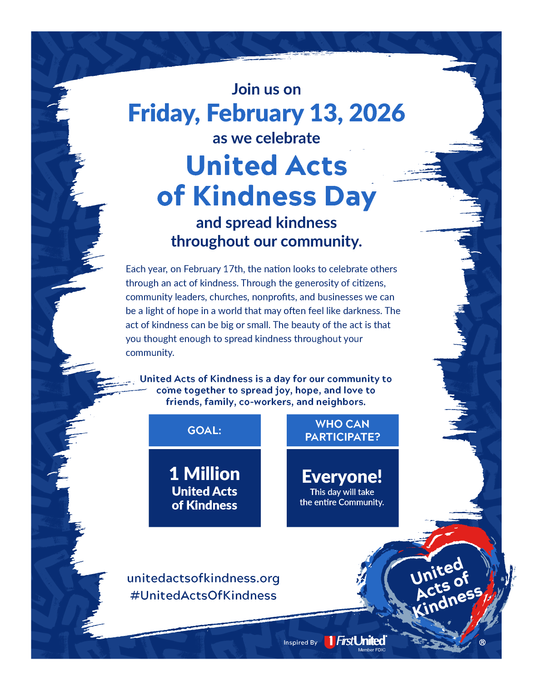 United Acts of Kindness - Flyer (Pack of 10)
