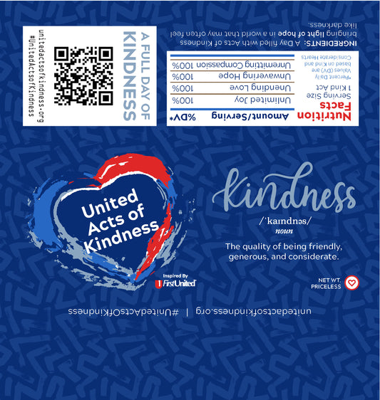 United Acts of Kindness - Candy Wrappers (Pack of 50)